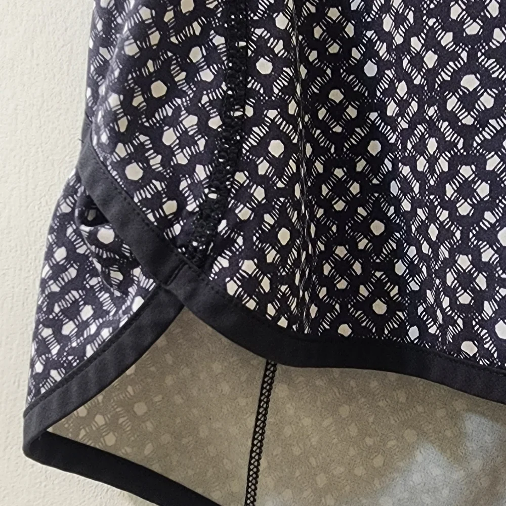 lululemon athletica Black and White Athletic‎ Shorts